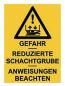 Preview: Schild: Reduzierte Schachtgrube (200x300)