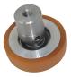 Preview: Laufrolle D=120 mm Achse und Schrauben