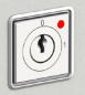 Preview: Schluesselschalter KABA, rot, 24V, IP44