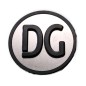 Preview: Tasterplatte grau erhaben Symbol "DG"