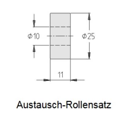 DT Rollensatz (3 Stueck Ersatzrollen)