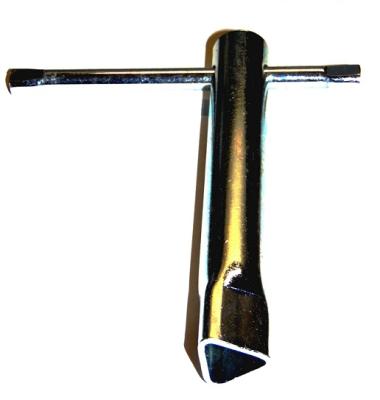 Dreikant-Rohrsteckschluessel M10 x 140, DIN 22417 (Groesse M10)