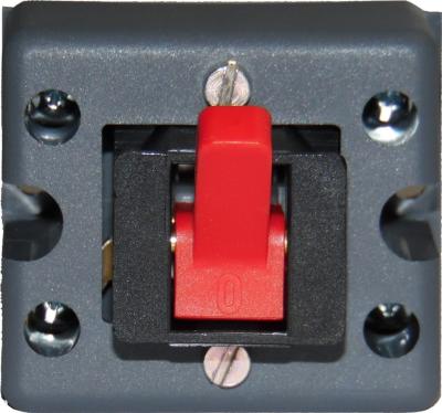 Notbremsschalter rot 1S/1Oe