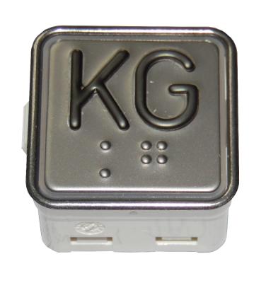 MT42 IX, gepraegt "KG" Brailleschrift