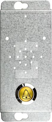 Sprechstelle mit Notruftaster, Mikrofon und Lautsprecher