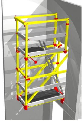 Arbeitsplattform mobil PANO Doppel 700/1000-2000