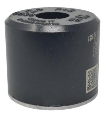 Aufsetzpuffer D2-85, D=100 x 80 mm, mit runder Stahlplatte