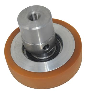 Laufrolle D=120 mm Achse und Schrauben