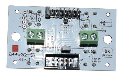 Drückerplatine LED rot D12