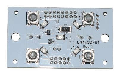 Drückerplatine LED rot D12