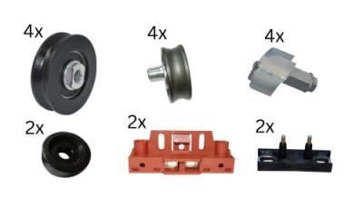 Wartungsset gross für Hydra Plus, 2-flg. zentral öffnende Schachttür.