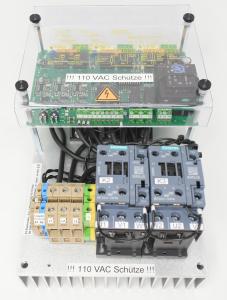 Elektronisches Sanftanlaufgeraet mit Trennschuetze 110VAC