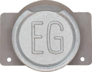 Tasterplatte SIGMA silber "EG"