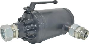 Kugelabsperrhahn, Pulsationsdaempfer 1 1/4" G