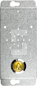 Sprechstelle mit Notruftaster, Mikrofon und Lautsprecher