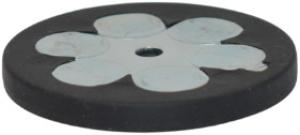 Magnet gummiert d=43mm, h=4,8mm