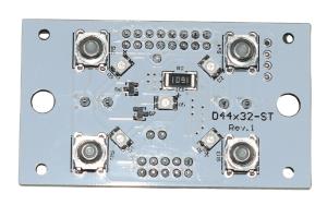 Drückerplatine LED rot D12