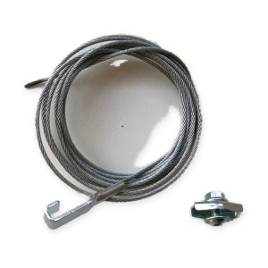 Türschließseil mit Haken Länge: 2200mm
