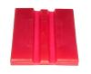 FSF-14-Einlage Aclathan KH rot, 140x29,5x30 mm, Nute 14,5 mm