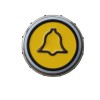 RP35-20.LR24.4SK-P, Plug-In-Taster, "Symbol ALARM", rund,deckplattenbefestigt