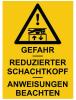 Schild: Reduzierter Schachtkopf (200x300)