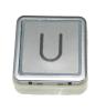 Tasterplatte DR90 34  x 34, Symbol " U " erhaben