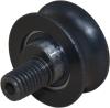 Laufrolle PFR-04, Type E, D=33mm, Achslaenge 15mm, exzentrisch, Material PA6.6