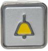 Taster MT42, rot LED, 12V, Symbol - Glocke -