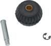 Gummirolle ? 30mm fuer Tuerdaempfer Z1000, V1600, R1400, H1300, Vs2000 und Standard, inkl. auswechselbarer Achse