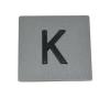 Tasterplatte D28, 32x32mm, Taktil 15mm schwarz " K "