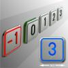 B7 Maxxi Grossflaechentaster nach EN 81-70, Symbol - Pfeil AUF / AB -