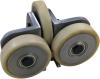 Rollenführung FK1-AL VU® 93° Alukerne 2 x Rollen ø100x25 + 1 x Rolle ø100x20mm