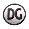 Tasterplatte grau erhaben Symbol "DG"