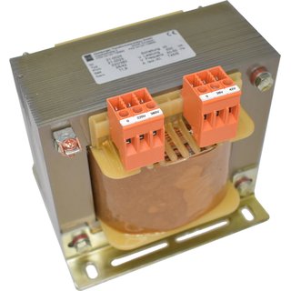 Einph.-Sicherheits-Transformator, Schutzart IP00, Ausfhrung gem.VDE 0570/DIN EN IEC 61558-2-6