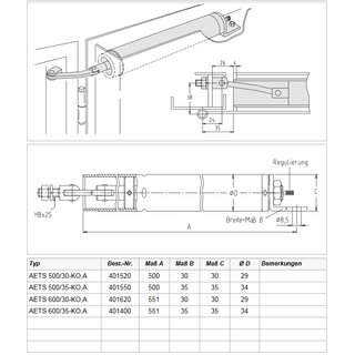 AETS 600/30-KO, A (551x30x29mm)