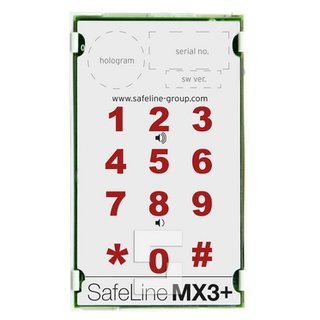 SafeLine MX3+ Hinterbau mit Piktogrammlinsen