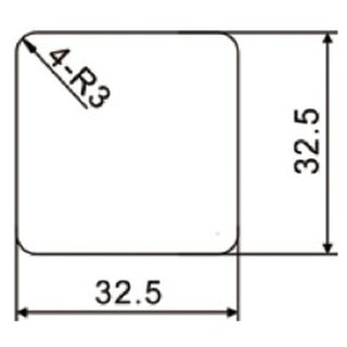 Taster EB210 Tr-auf erhaben