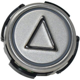 RT42wg, VIII, 30V, Symbol Pfeil auf geprgt - schwarz,Tasterplatte V2A perlmattiert