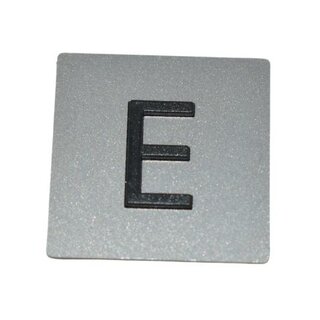 Tasterplatte D28, 32x32mm, Taktil 15mm schwarz  E 