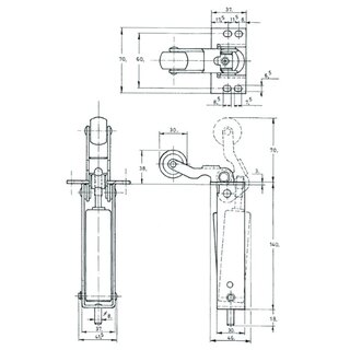 Trdmpfer Standard ORONA, 50N, verzinkt