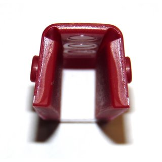 FS-Einlage Aclathan KH rot 100x26,5x30 mm, ballig, Nute 10,4