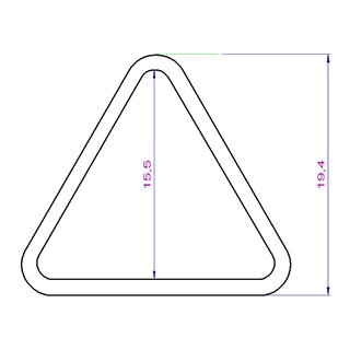 Dreikant-Rohrsteckschlssel M10 x 140, DIN 22417 (Gre M10)