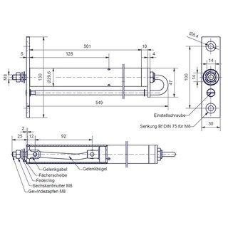 ATS-600 - 30, 30mm, Trbreite max.1200mm, untenliegend