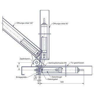 ATS-600 - 30, 30mm, Trbreite max.1200mm, untenliegend