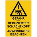 Schild: Reduzierter Schachtkopf (200x300)
